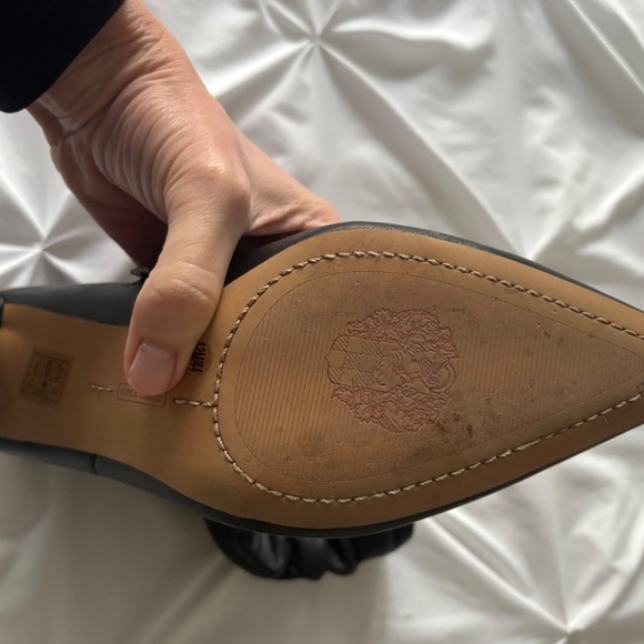 Vince Camuto Black Leather Slouch Boots - Size 12 - - Picture 3 of 7